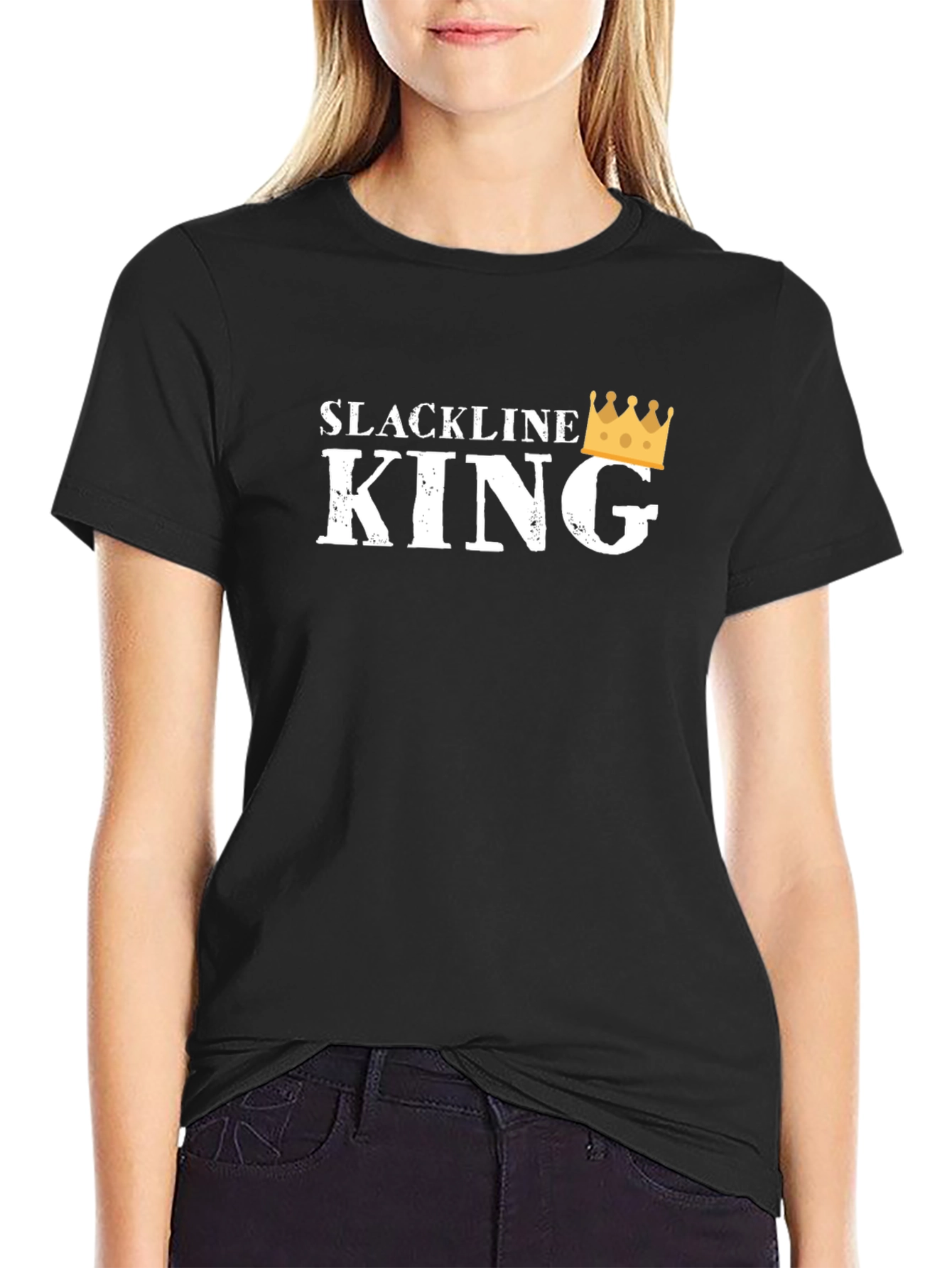 Slackline King Black T-Shirt