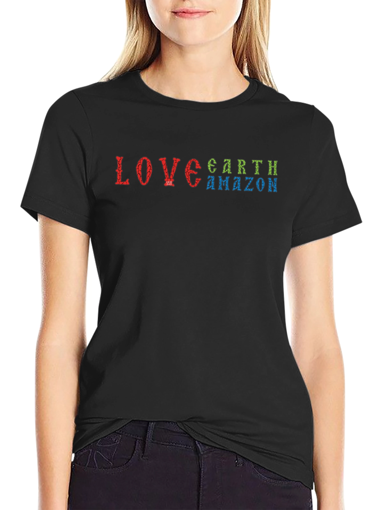 Love Earth Amazon Graphic T-Shirt