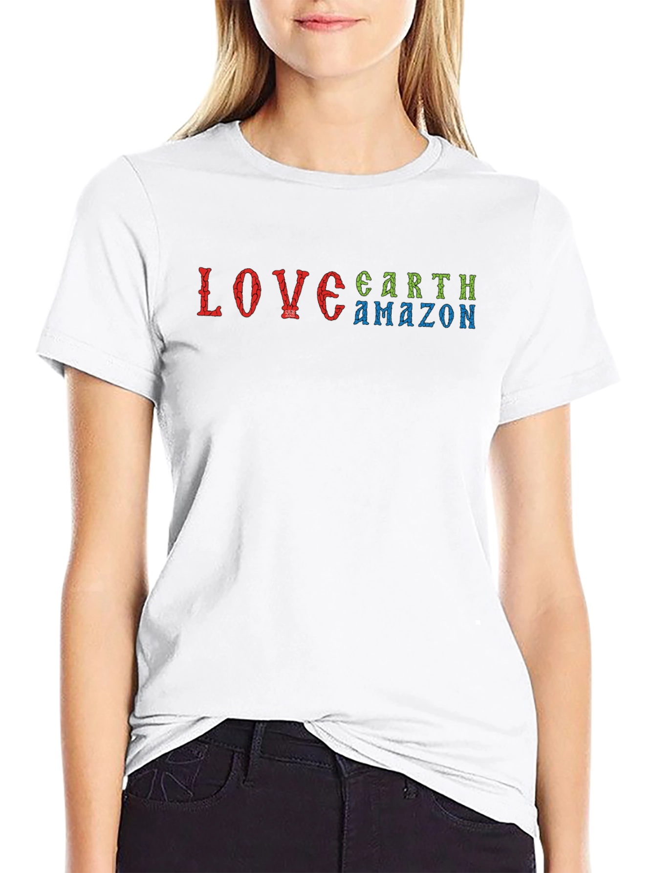 Love Earth Amazon Graphic T-Shirt