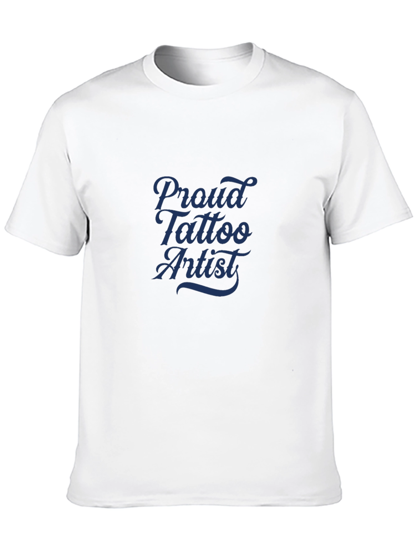Proud Tattoo Artist Tee - Black Cotton Blend