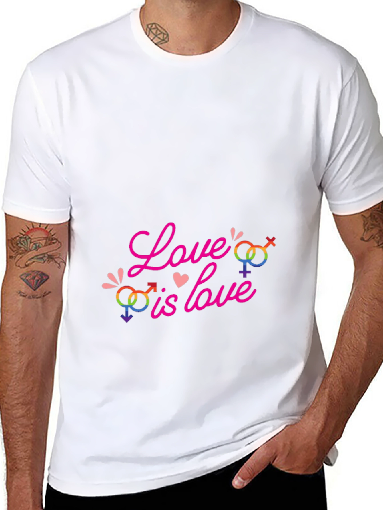 Love is Love LGBTQ+ Graphic Tee
