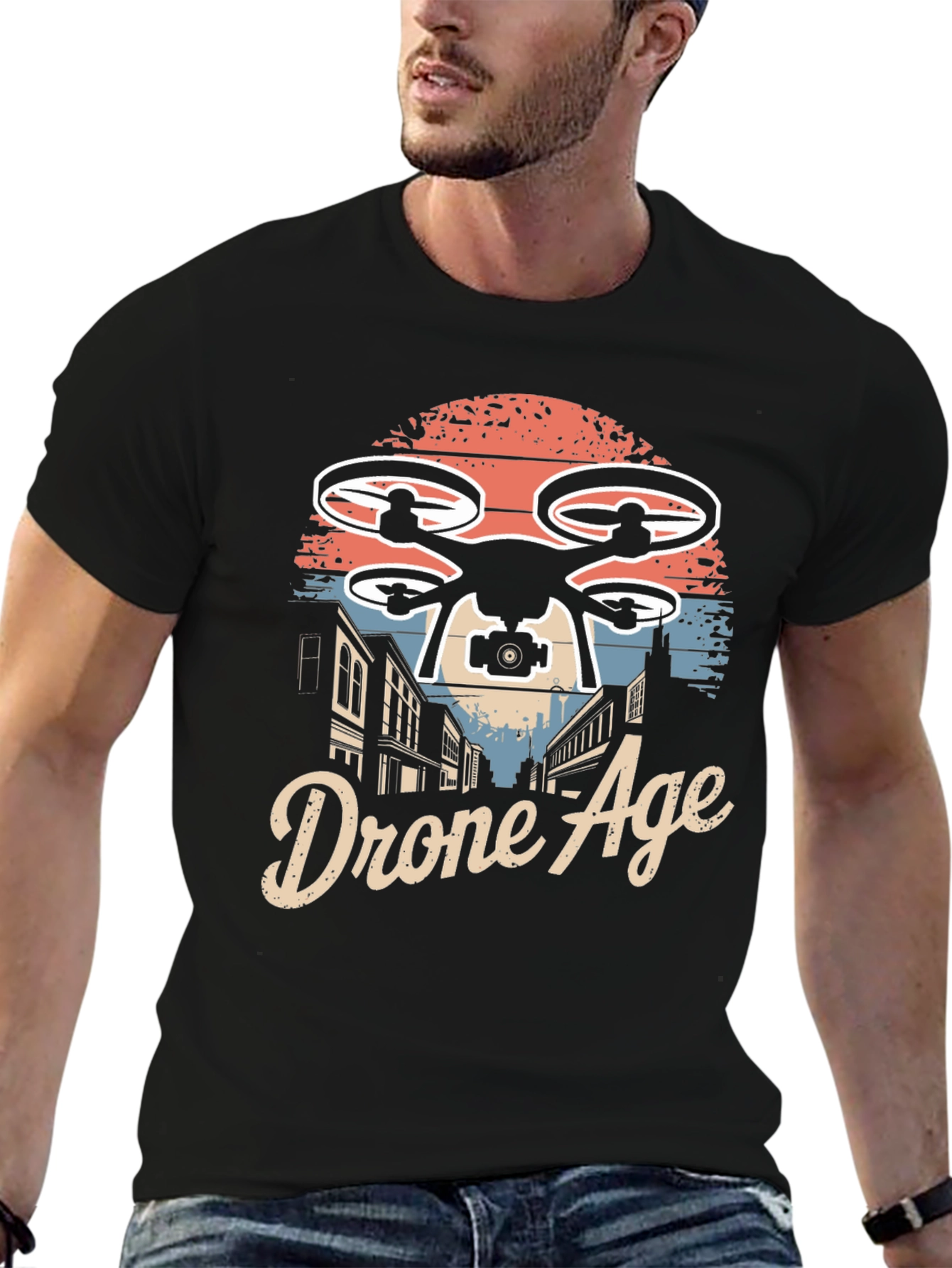 Drone Age T-Shirt - Stylish Graphic Tee