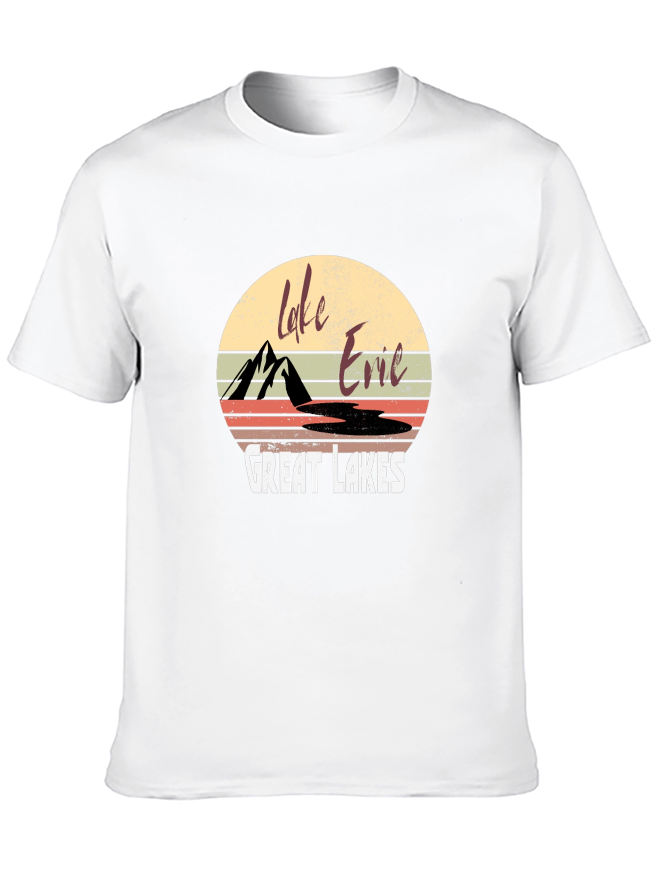 Lake Erie Great Lakes Retro T-Shirt