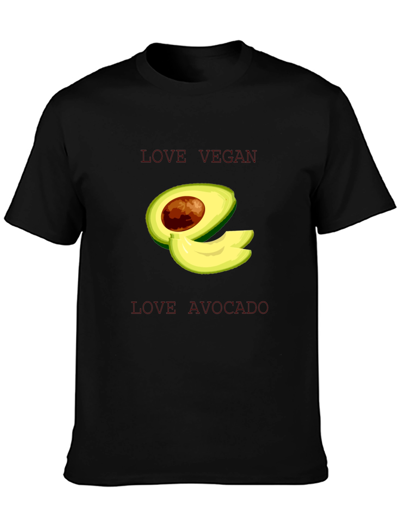 Love Vegan Avocado T-Shirt