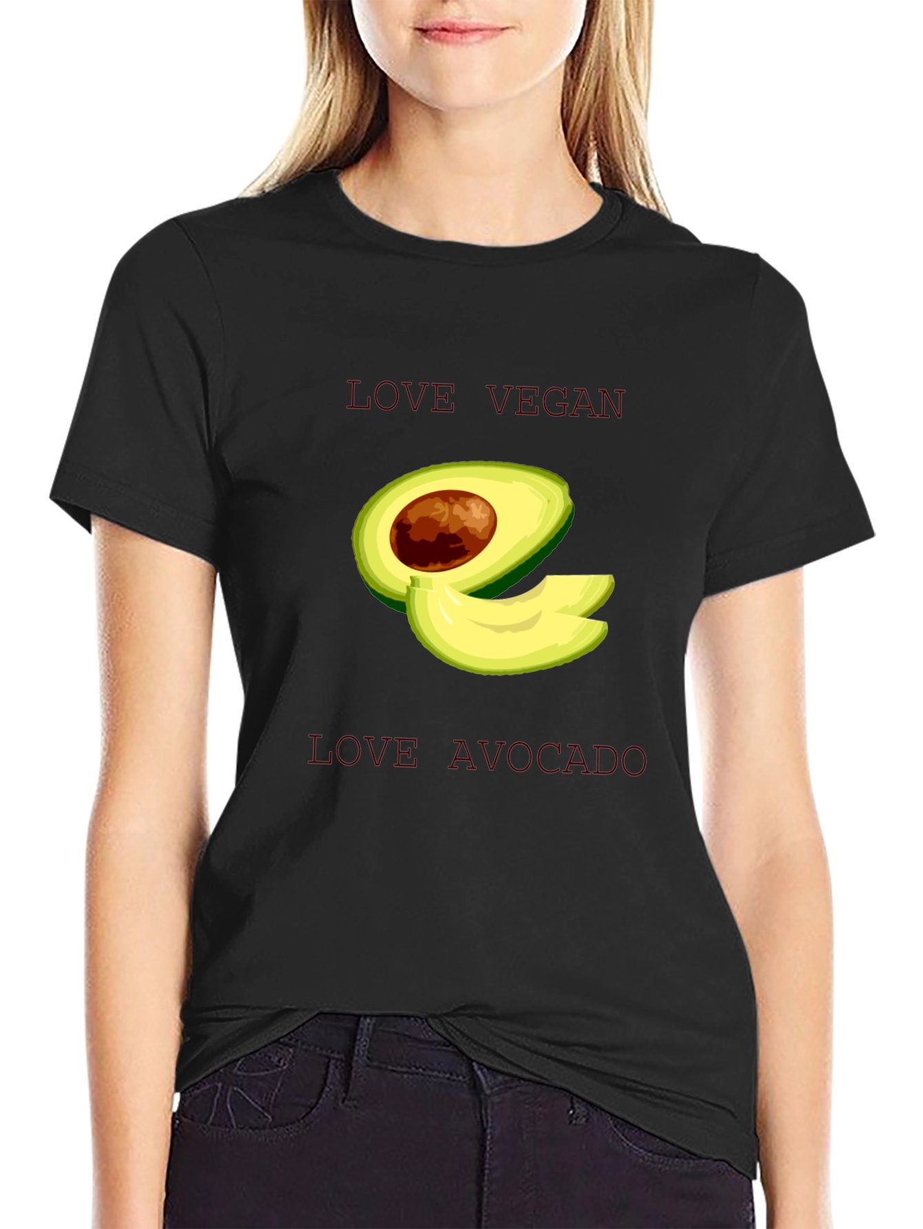 Love Vegan Avocado T-Shirt