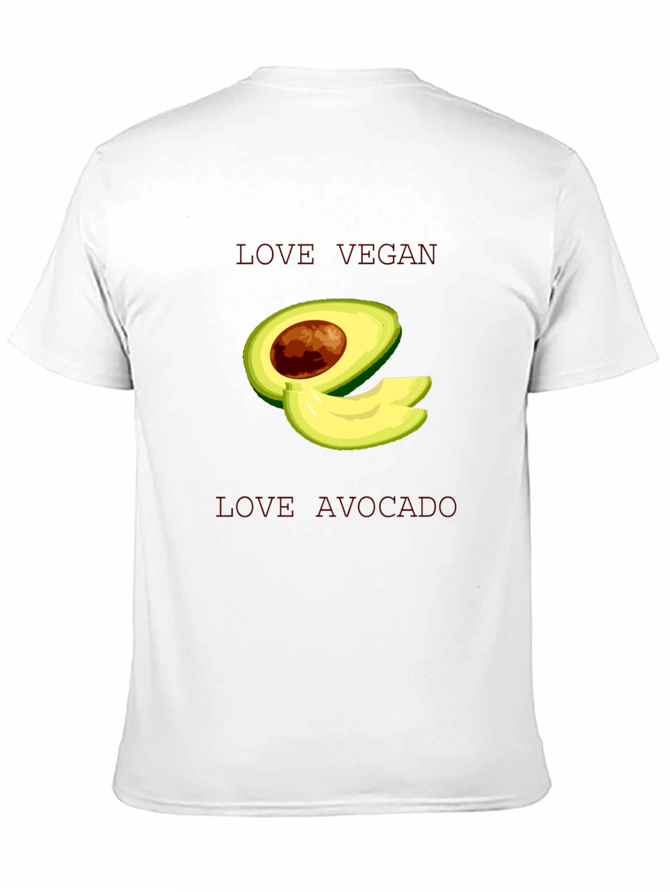 Love Vegan Avocado T-Shirt