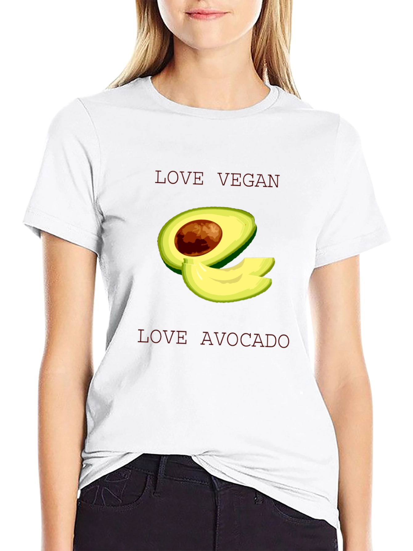Love Vegan Avocado T-Shirt