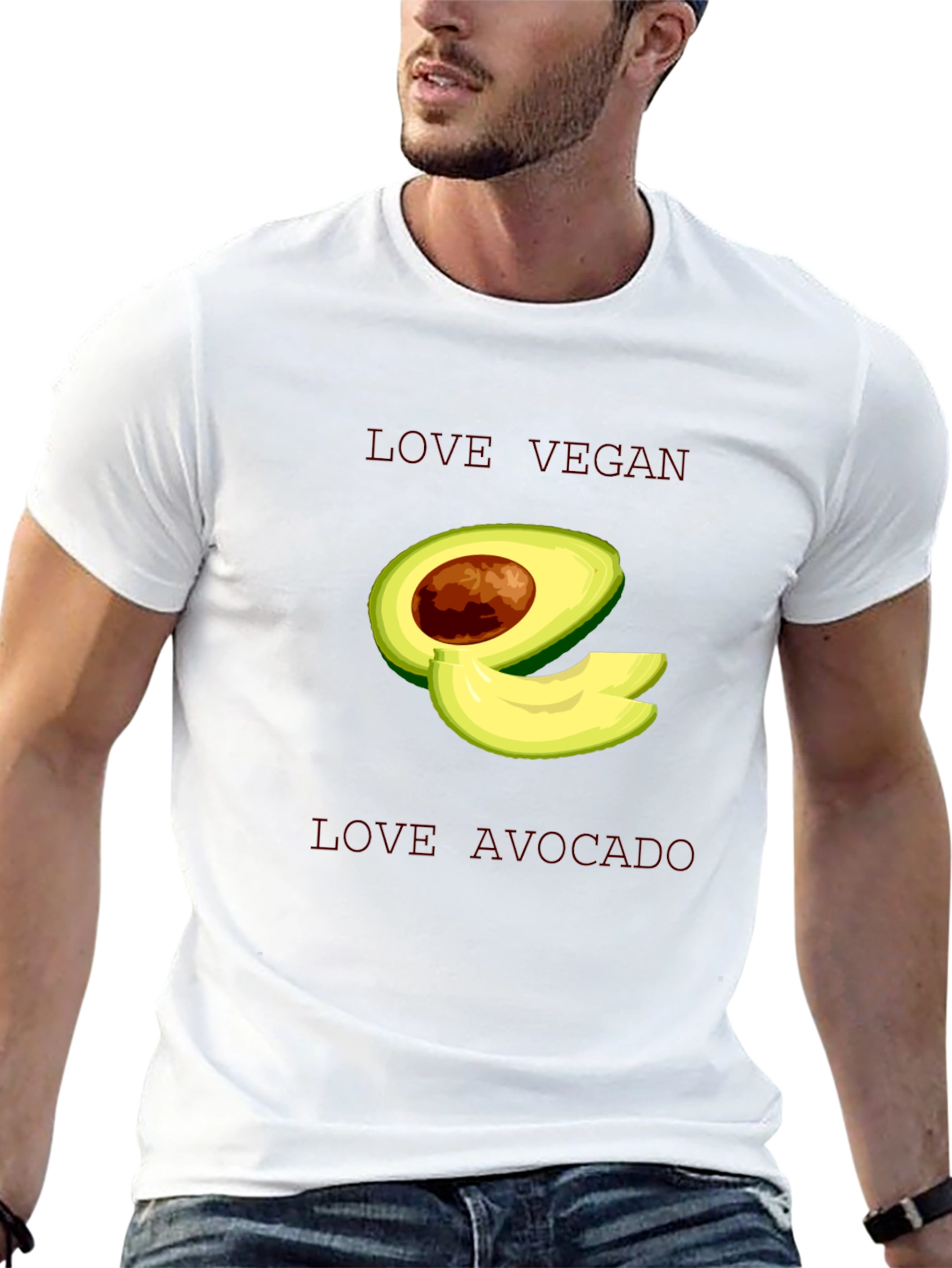 Love Vegan Avocado T-Shirt