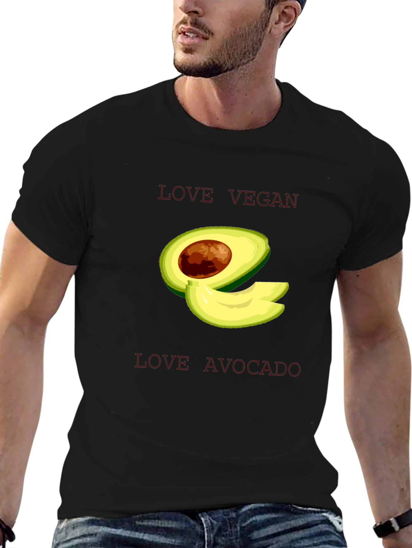 Love Vegan Avocado T-Shirt