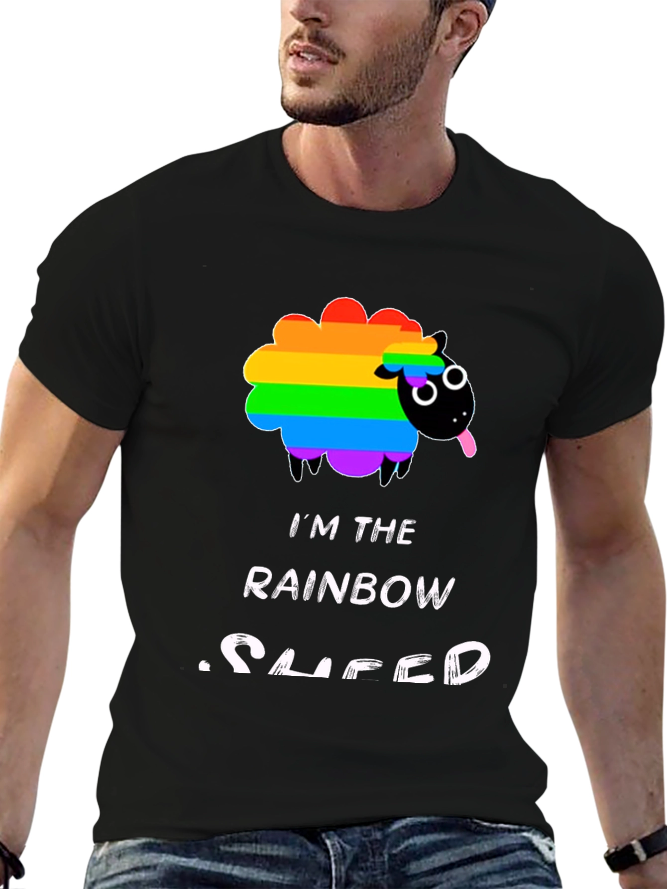 Rainbow Sheep T-Shirt - Pride Graphic Tee