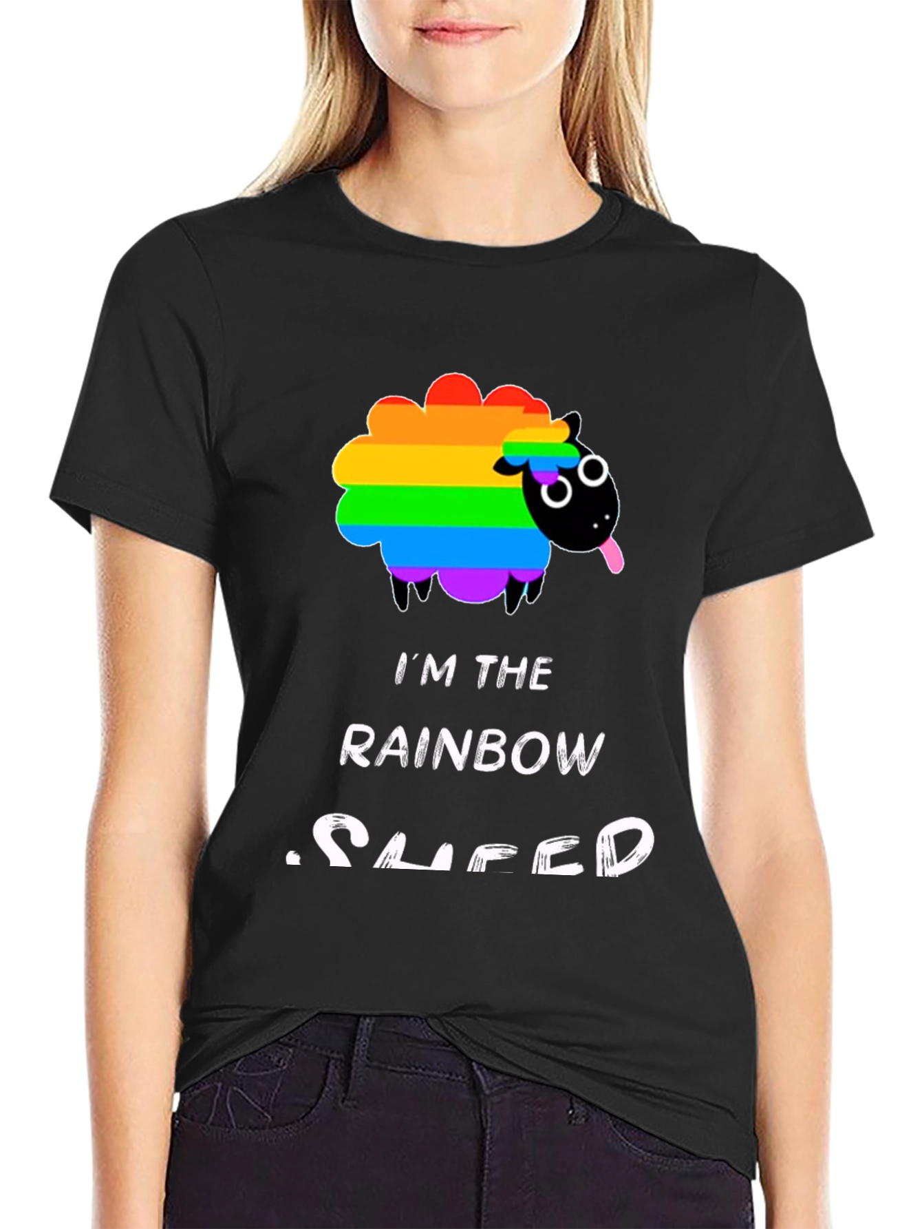 Rainbow Sheep T-Shirt - Pride Graphic Tee