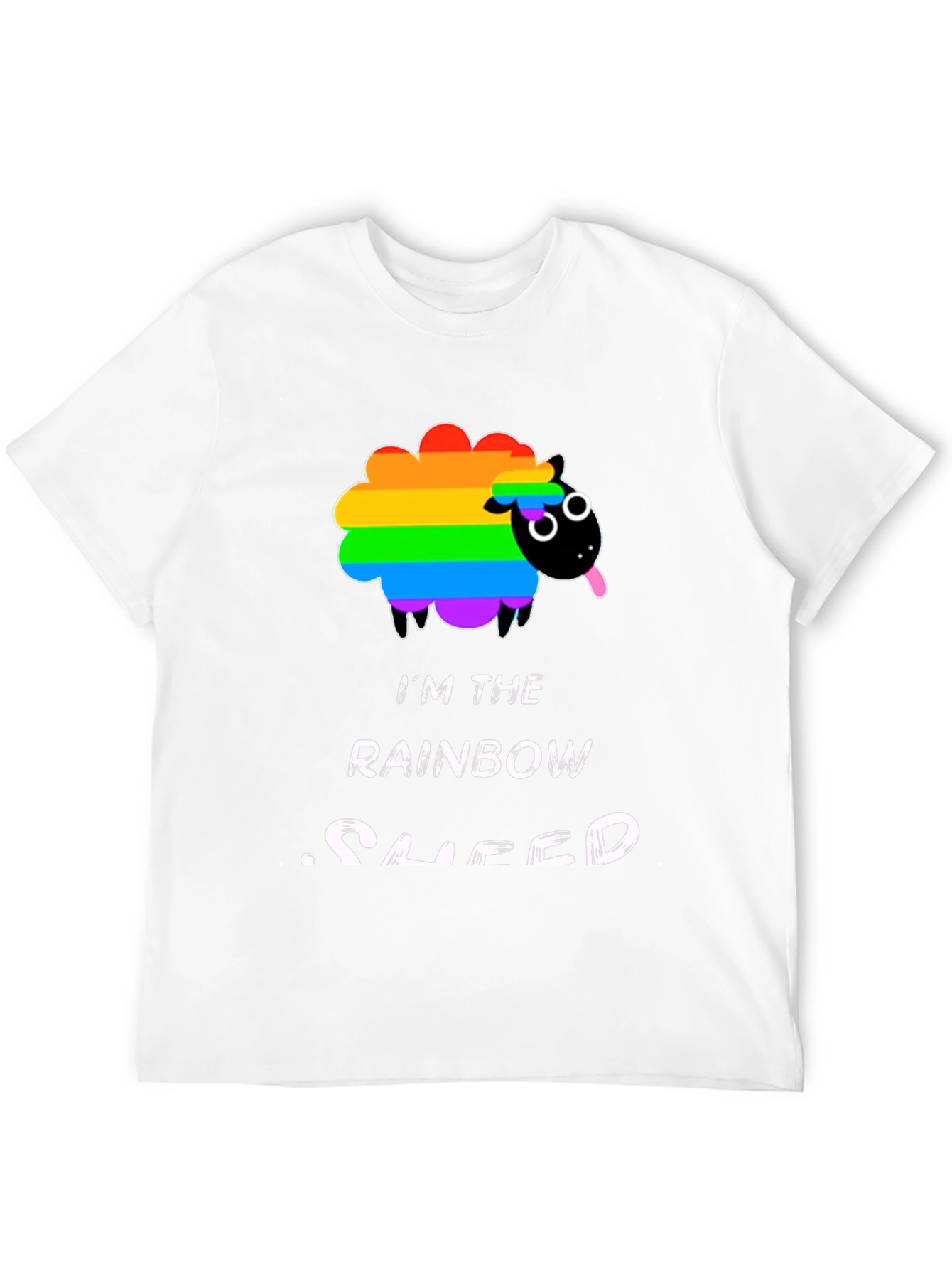Rainbow Sheep T-Shirt - Pride Graphic Tee