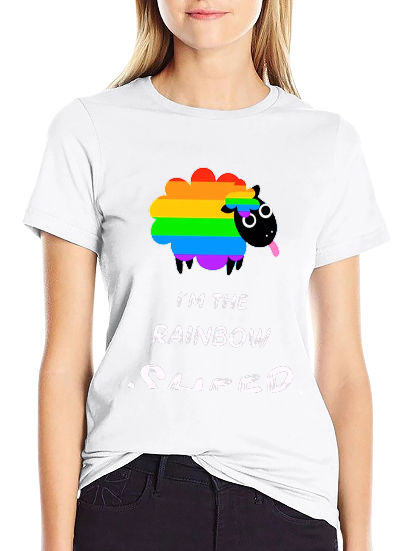 Rainbow Sheep T-Shirt - Pride Graphic Tee