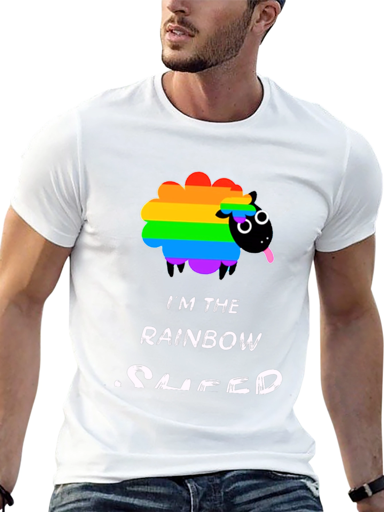 Rainbow Sheep T-Shirt - Pride Graphic Tee