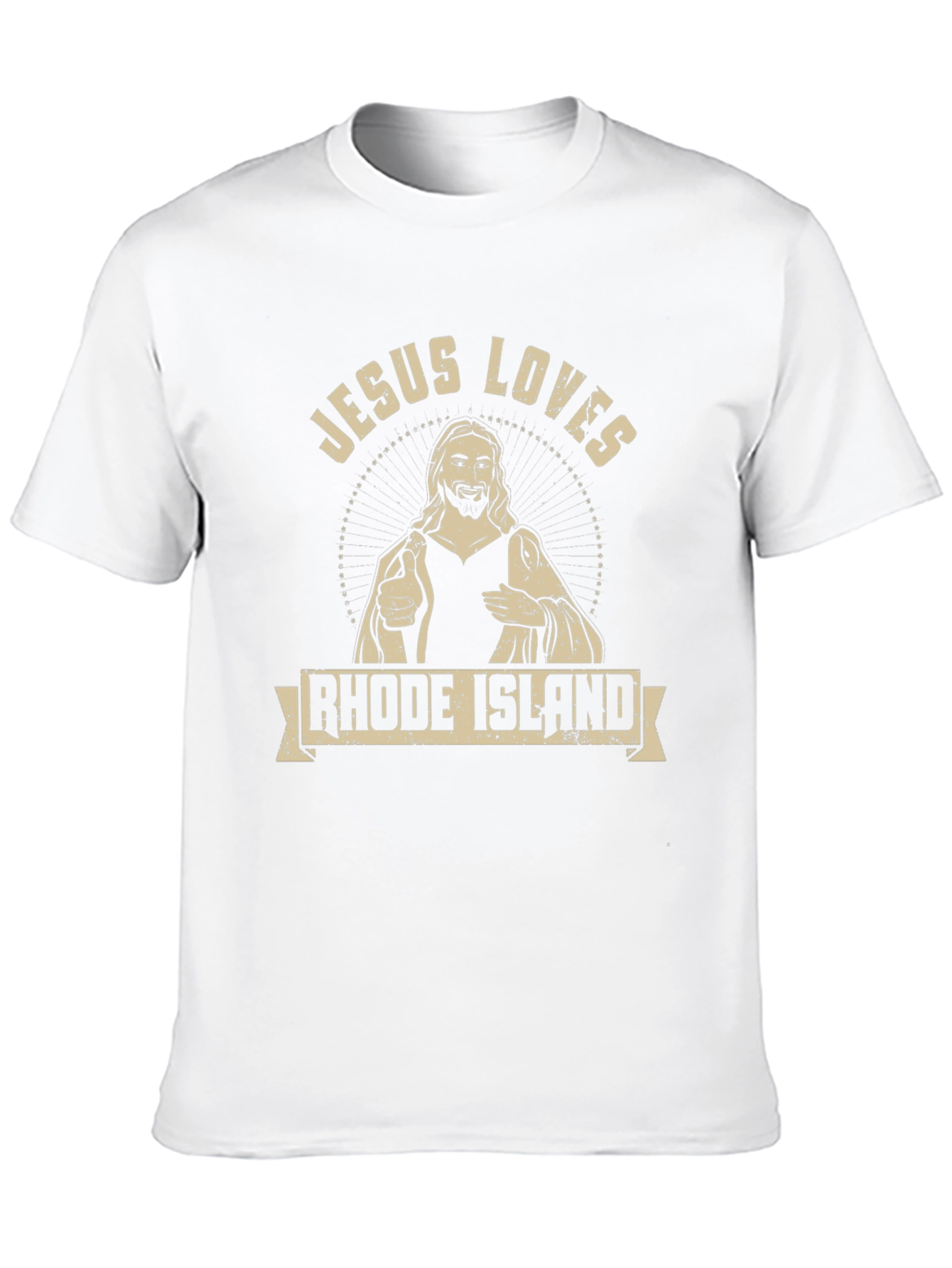 Jesus Loves Rhode Island T-Shirt