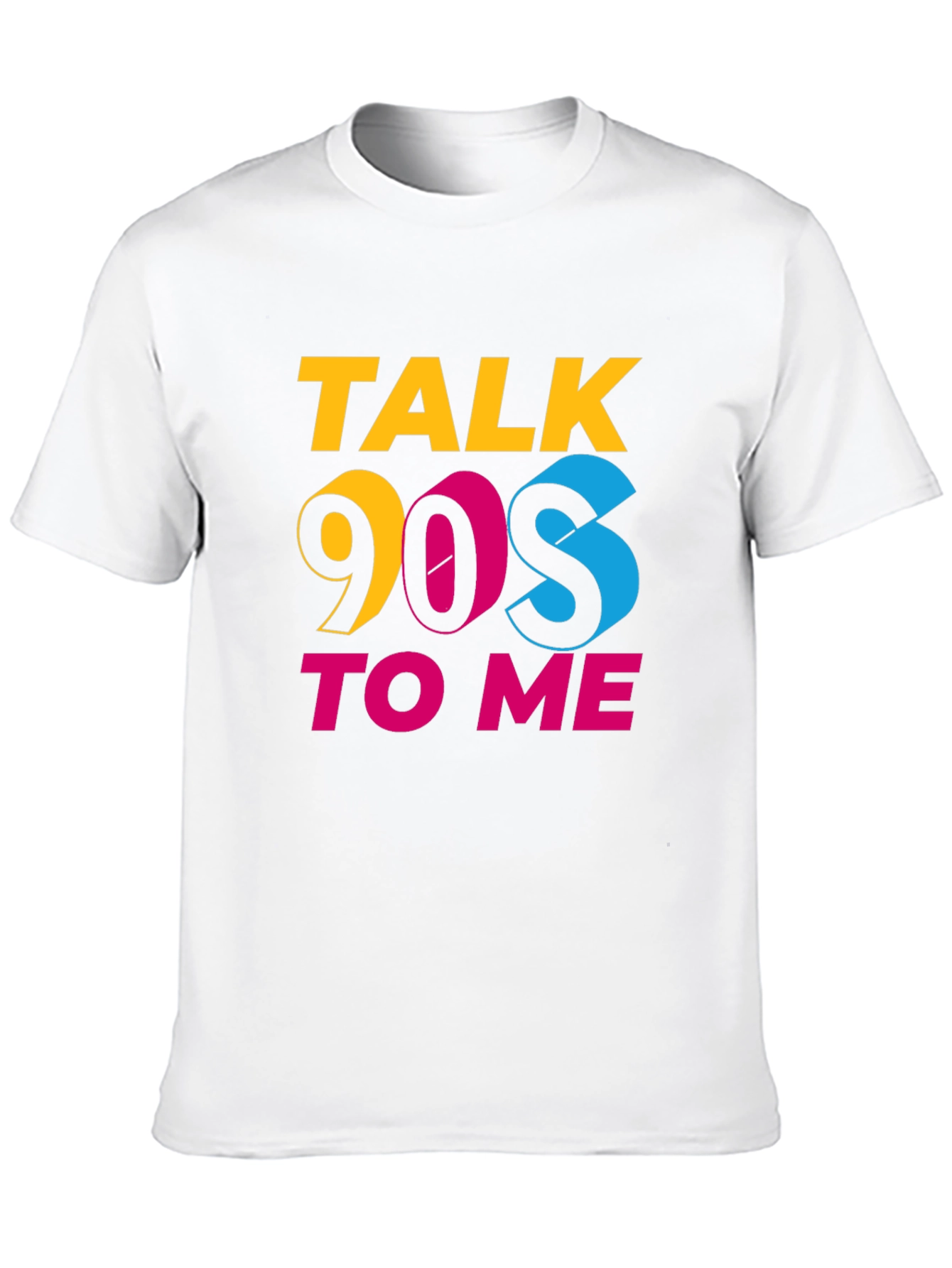 Talk 90s to Me Black Graphic Tee