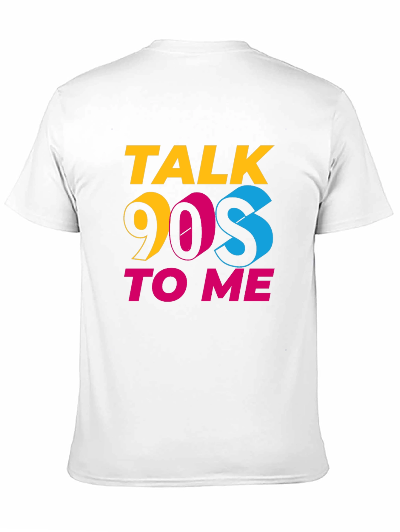 Talk 90s to Me Black Graphic Tee