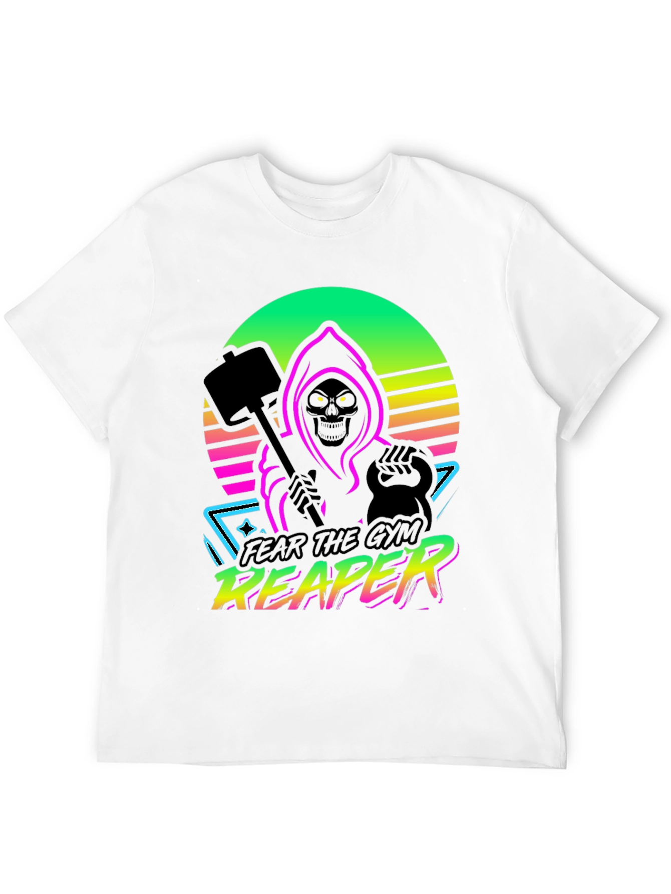 Fear the Gym Reaper Graphic T-Shirt