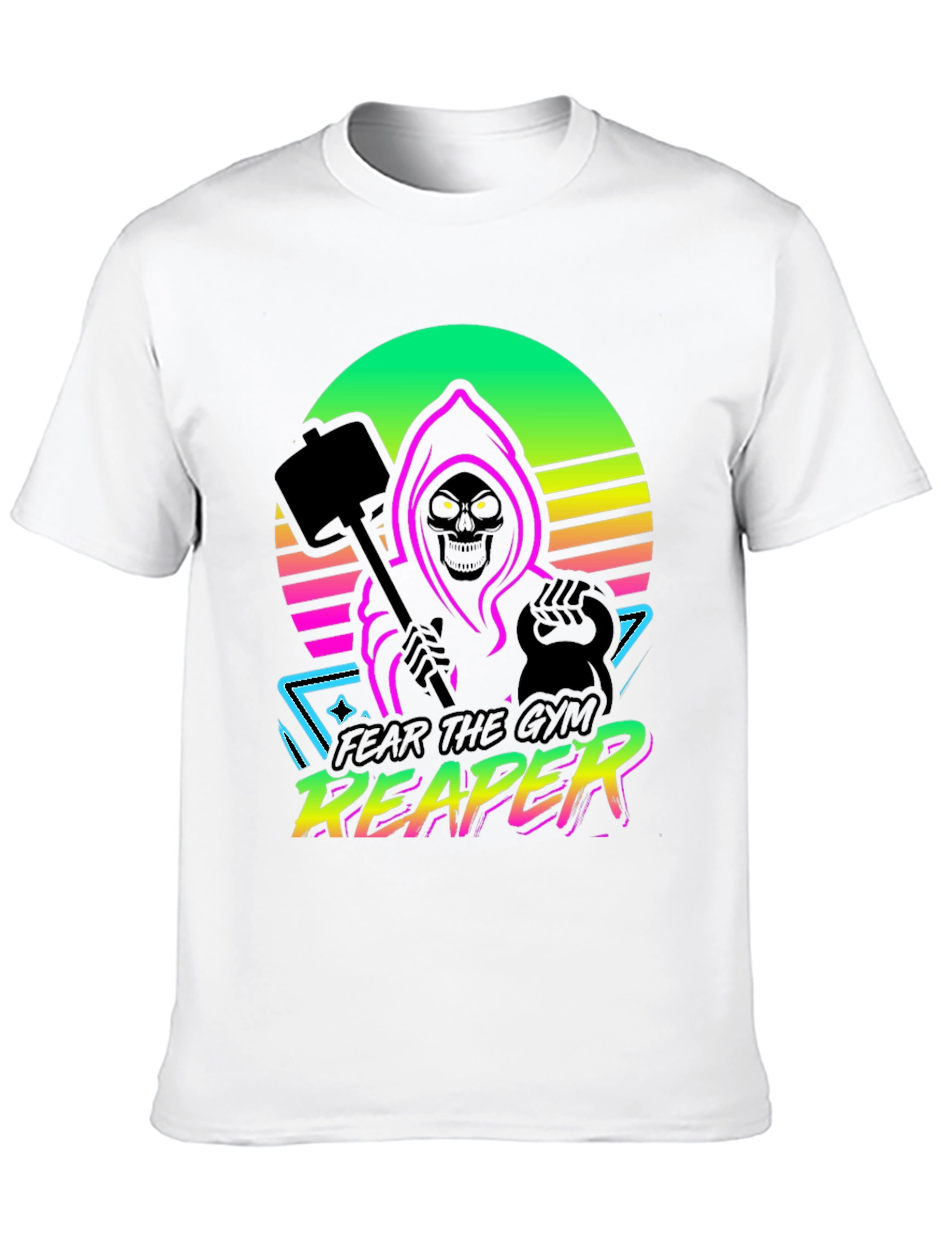 Fear the Gym Reaper Graphic T-Shirt