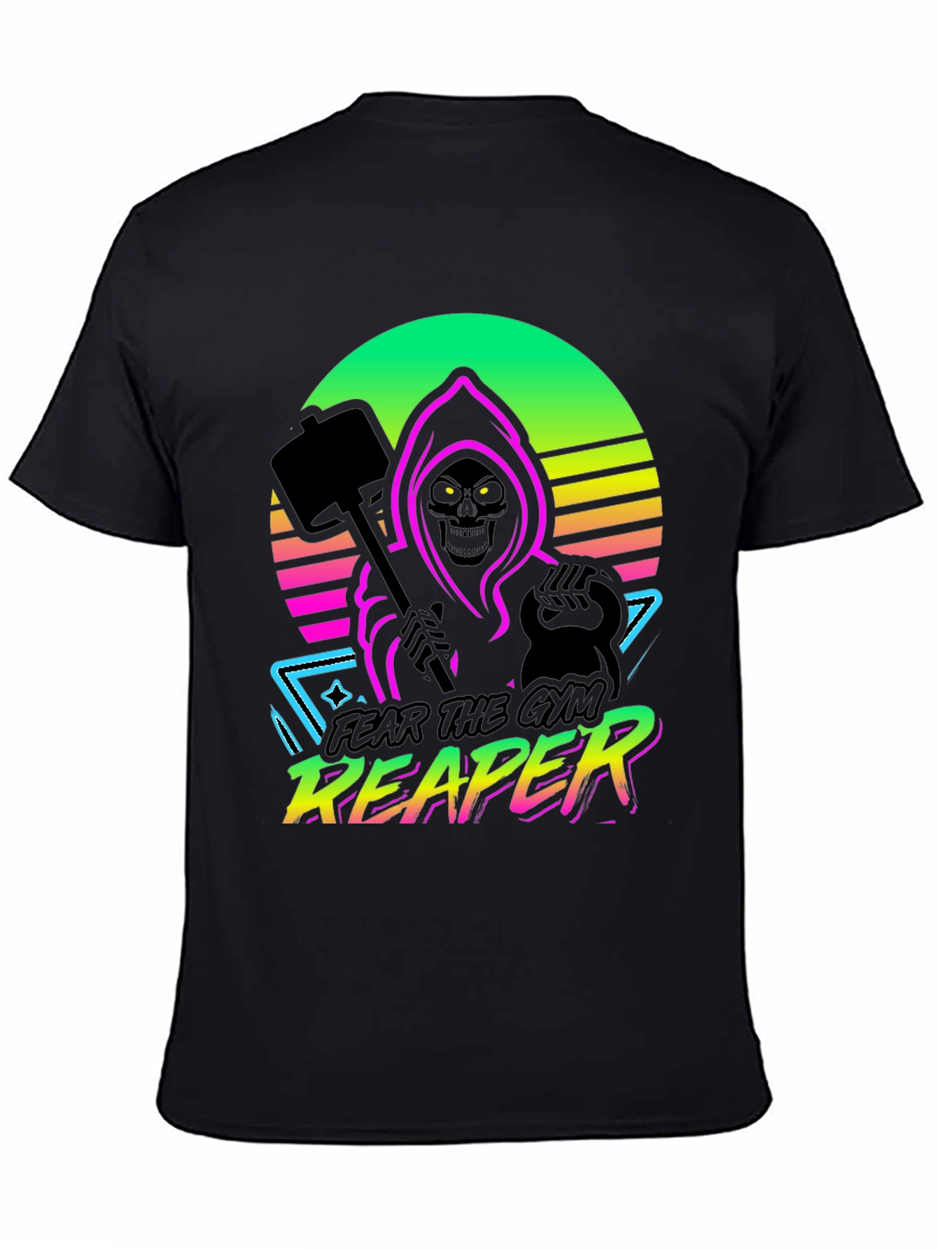 Fear the Gym Reaper Graphic T-Shirt