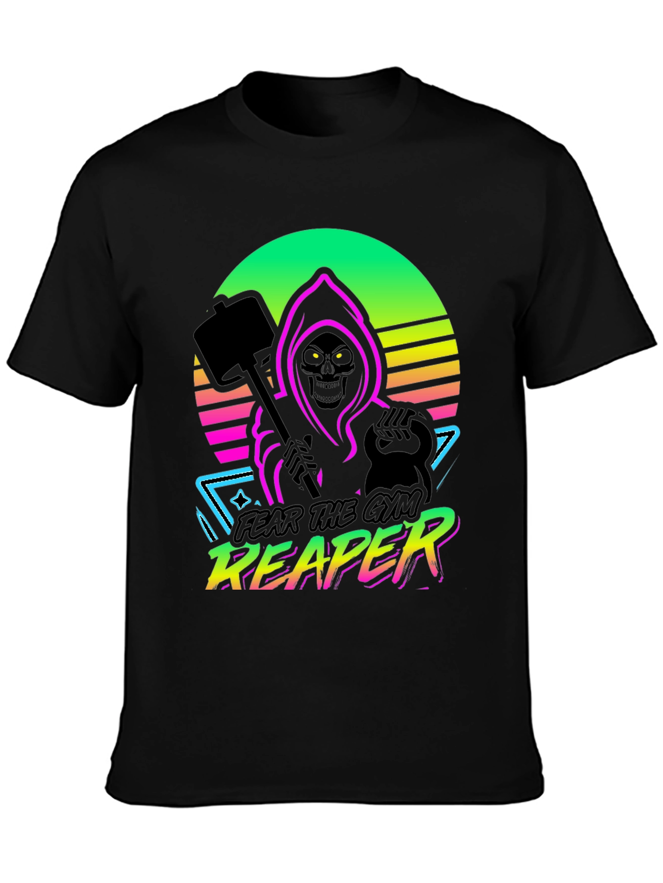 Fear the Gym Reaper Graphic T-Shirt