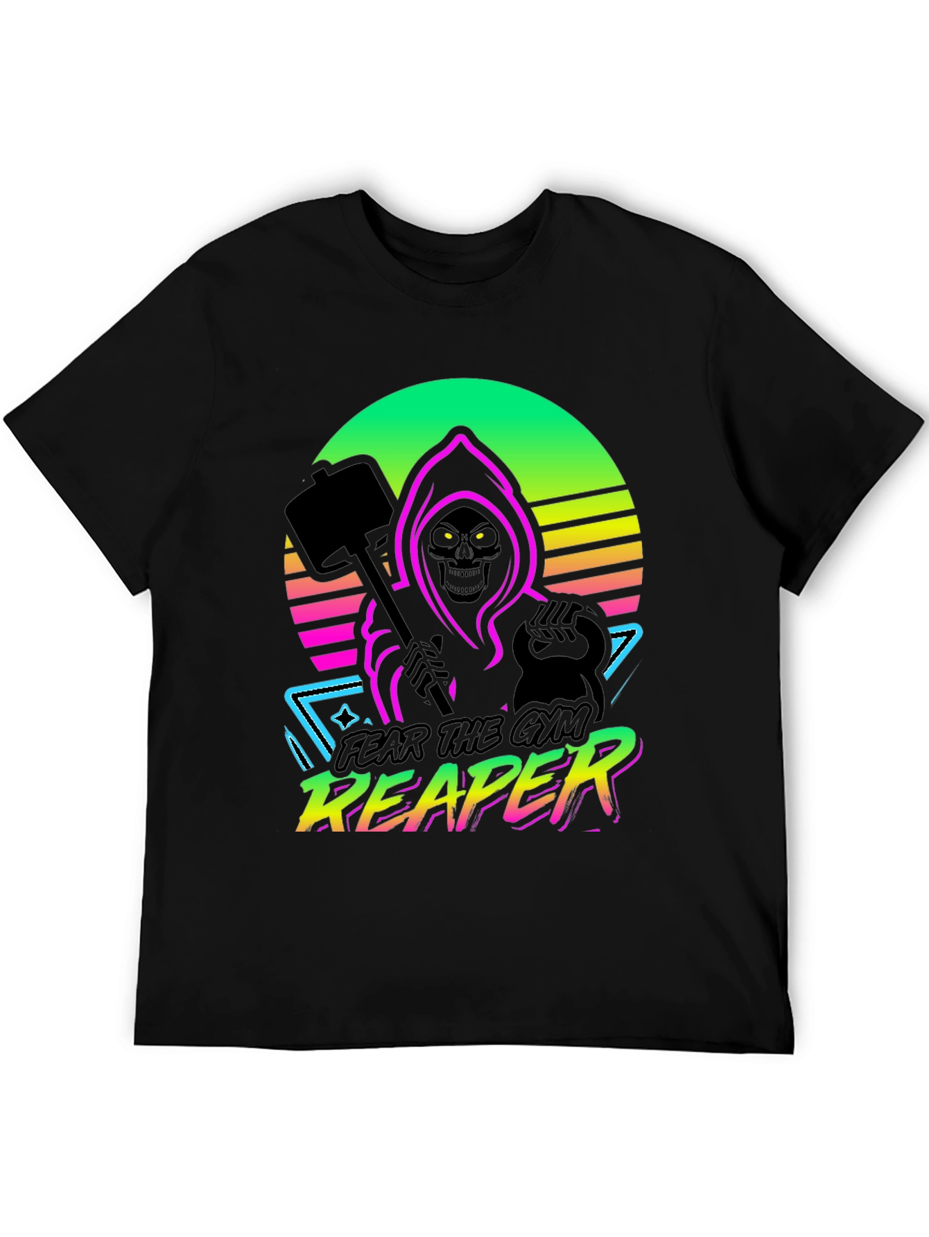 Fear the Gym Reaper Graphic T-Shirt
