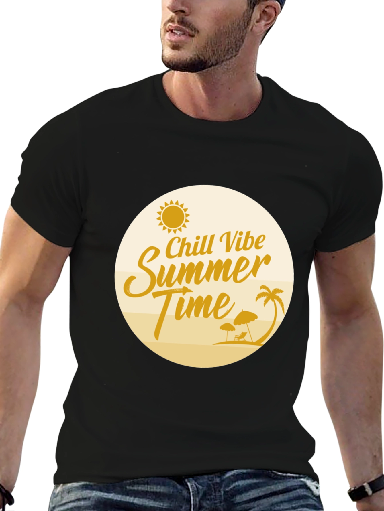 Chill Vibe Summer Time Graphic Tee