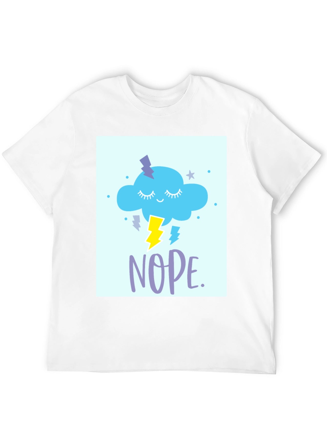 Nope Cloud T-Shirt - Weather Humor Tee