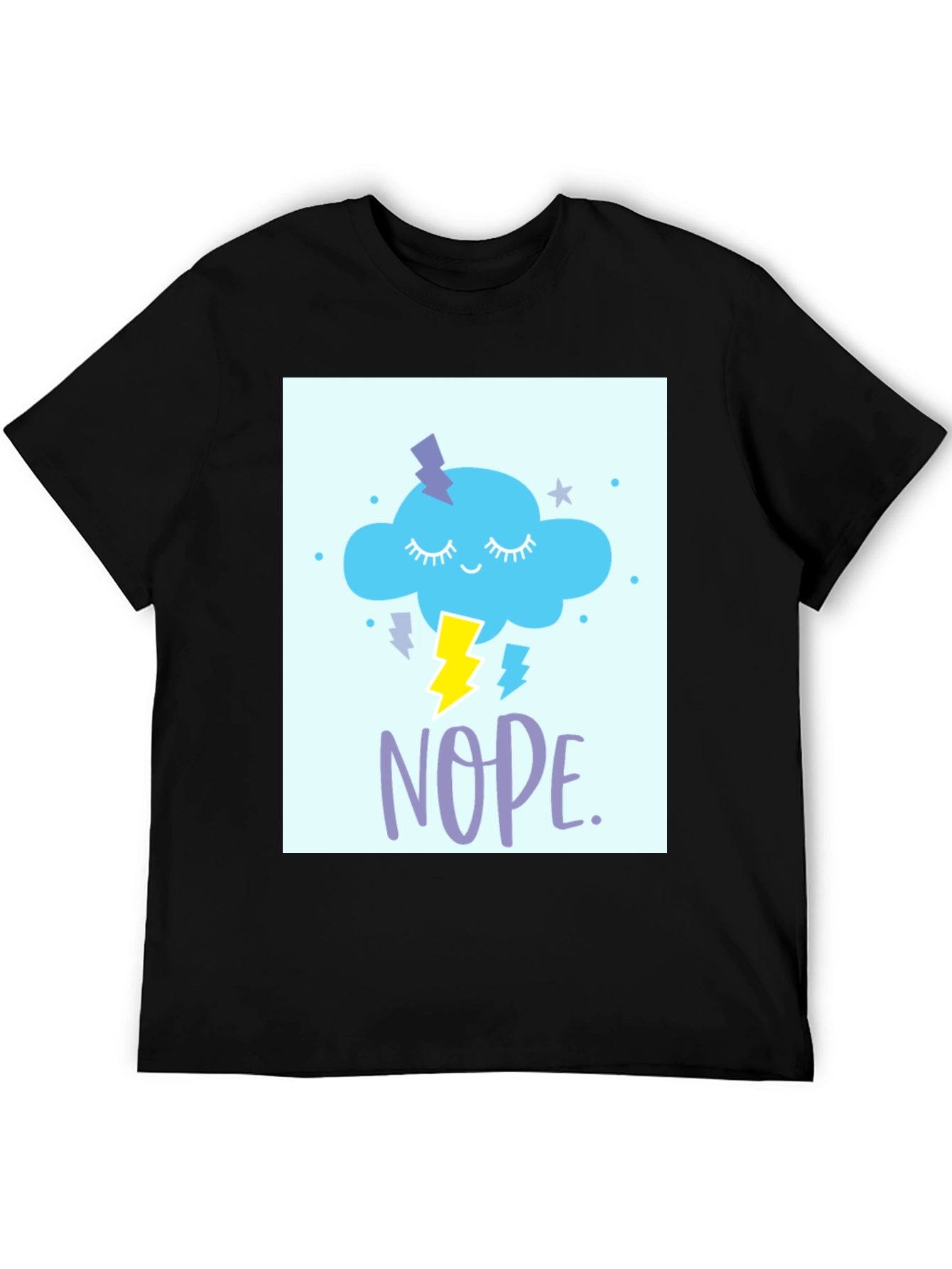 Nope Cloud T-Shirt - Weather Humor Tee