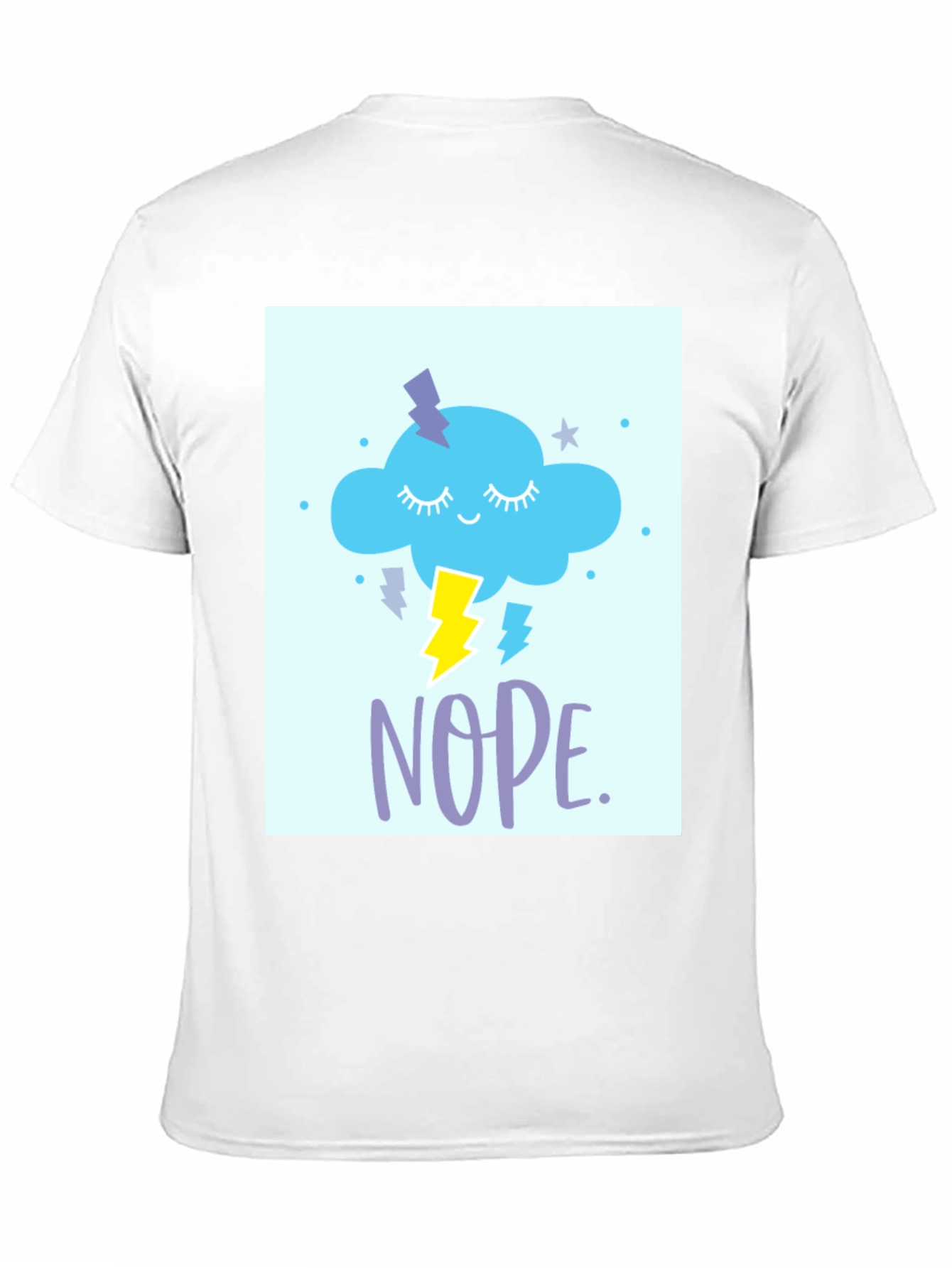 Nope Cloud T-Shirt - Weather Humor Tee