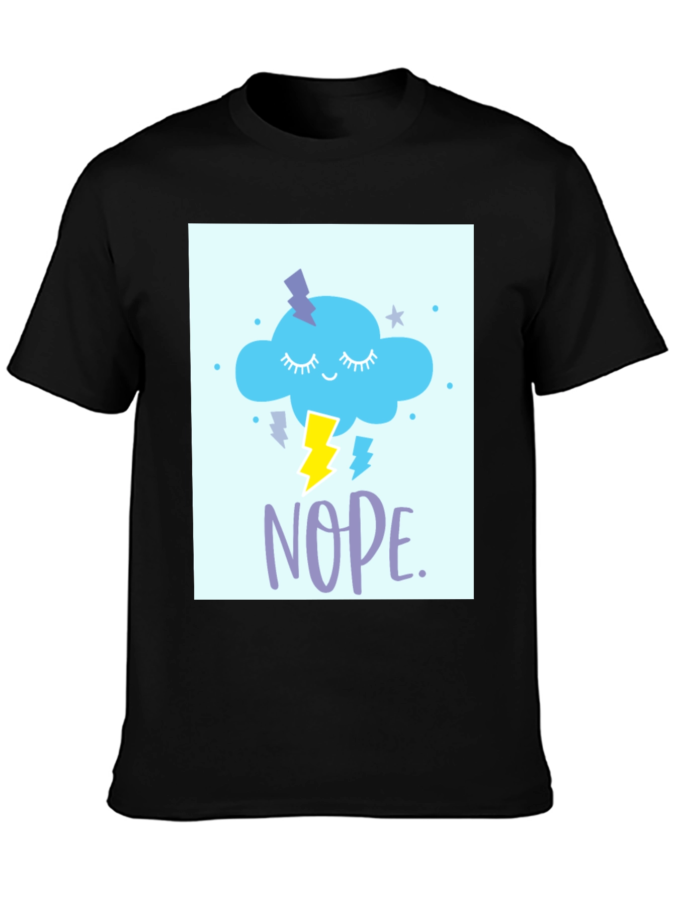 Nope Cloud T-Shirt - Weather Humor Tee