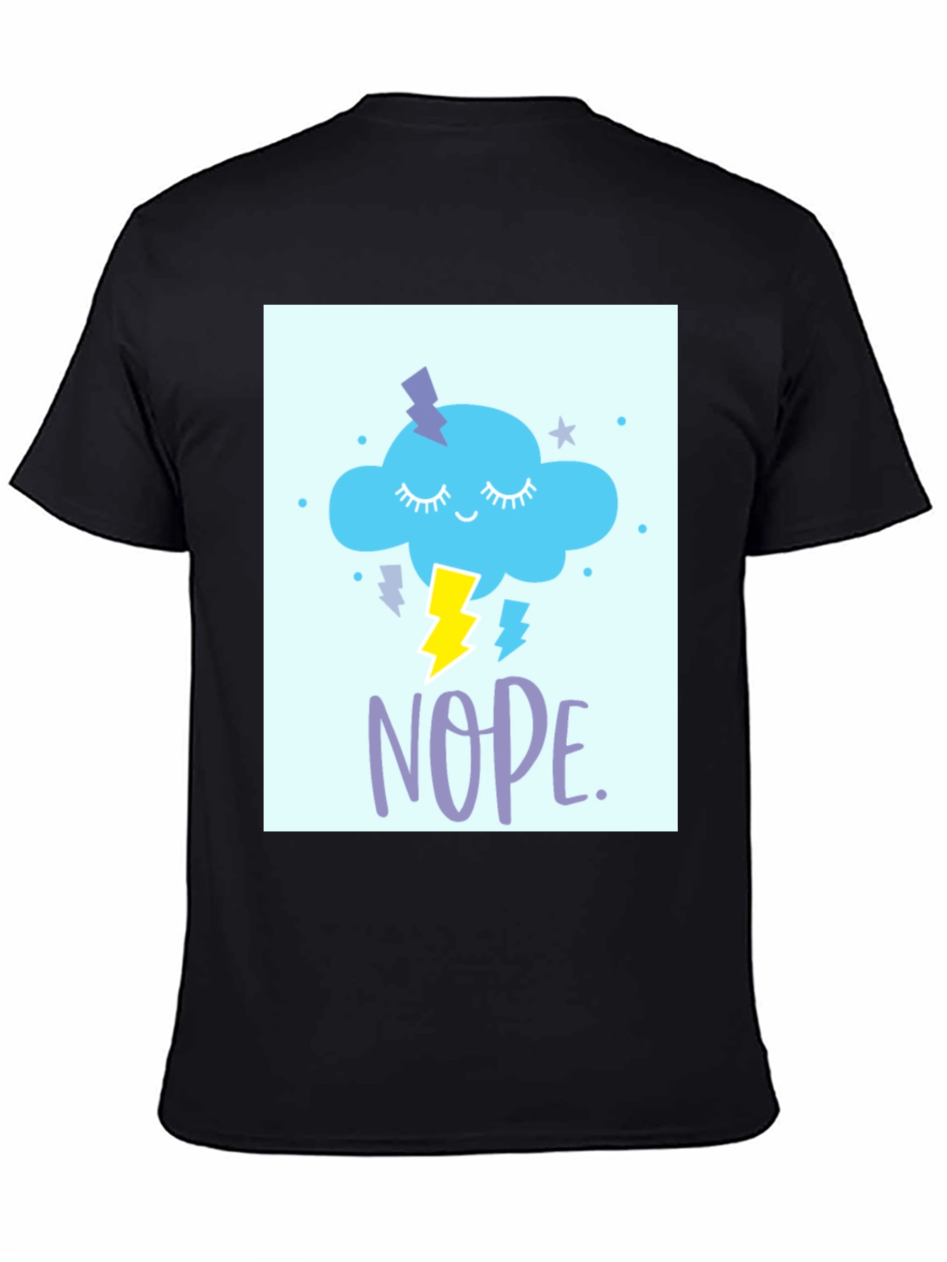 Nope Cloud T-Shirt - Weather Humor Tee