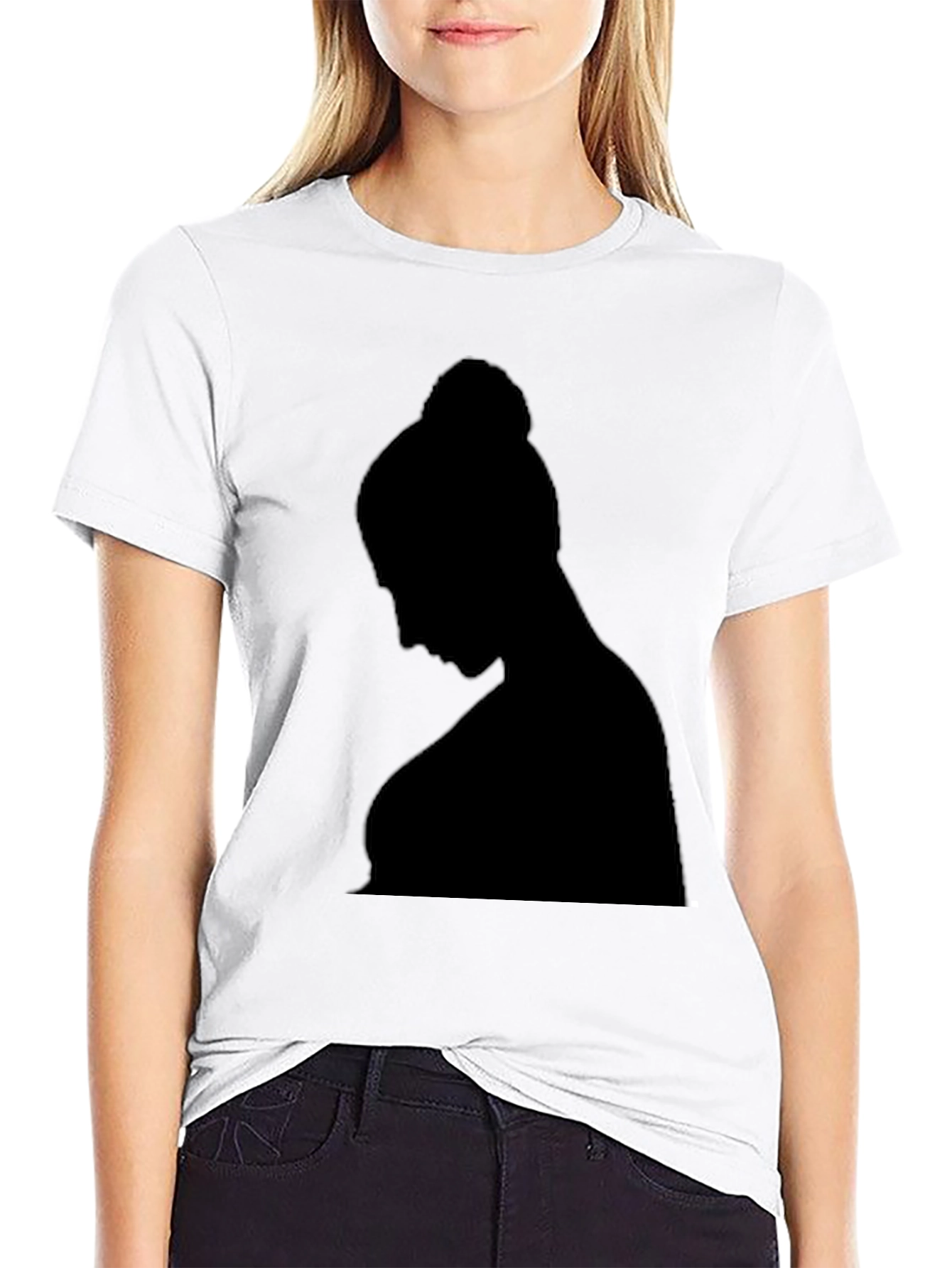 Silhouette Graphic Tee - Unisex Black T-Shirt