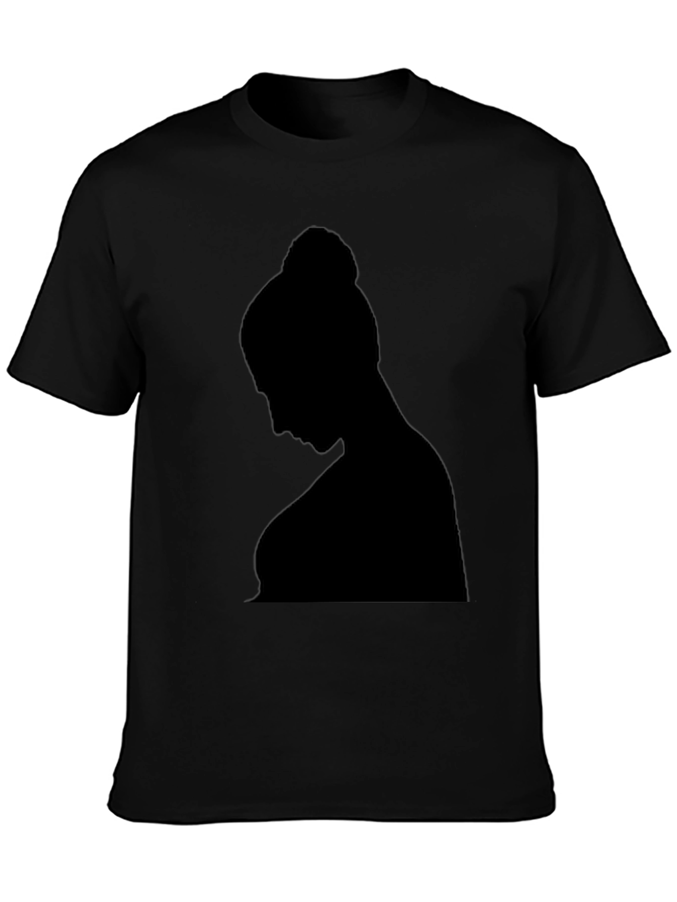 Silhouette Graphic Tee - Unisex Black T-Shirt