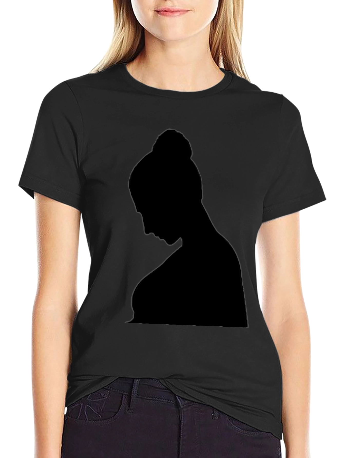 Silhouette Graphic Tee - Unisex Black T-Shirt