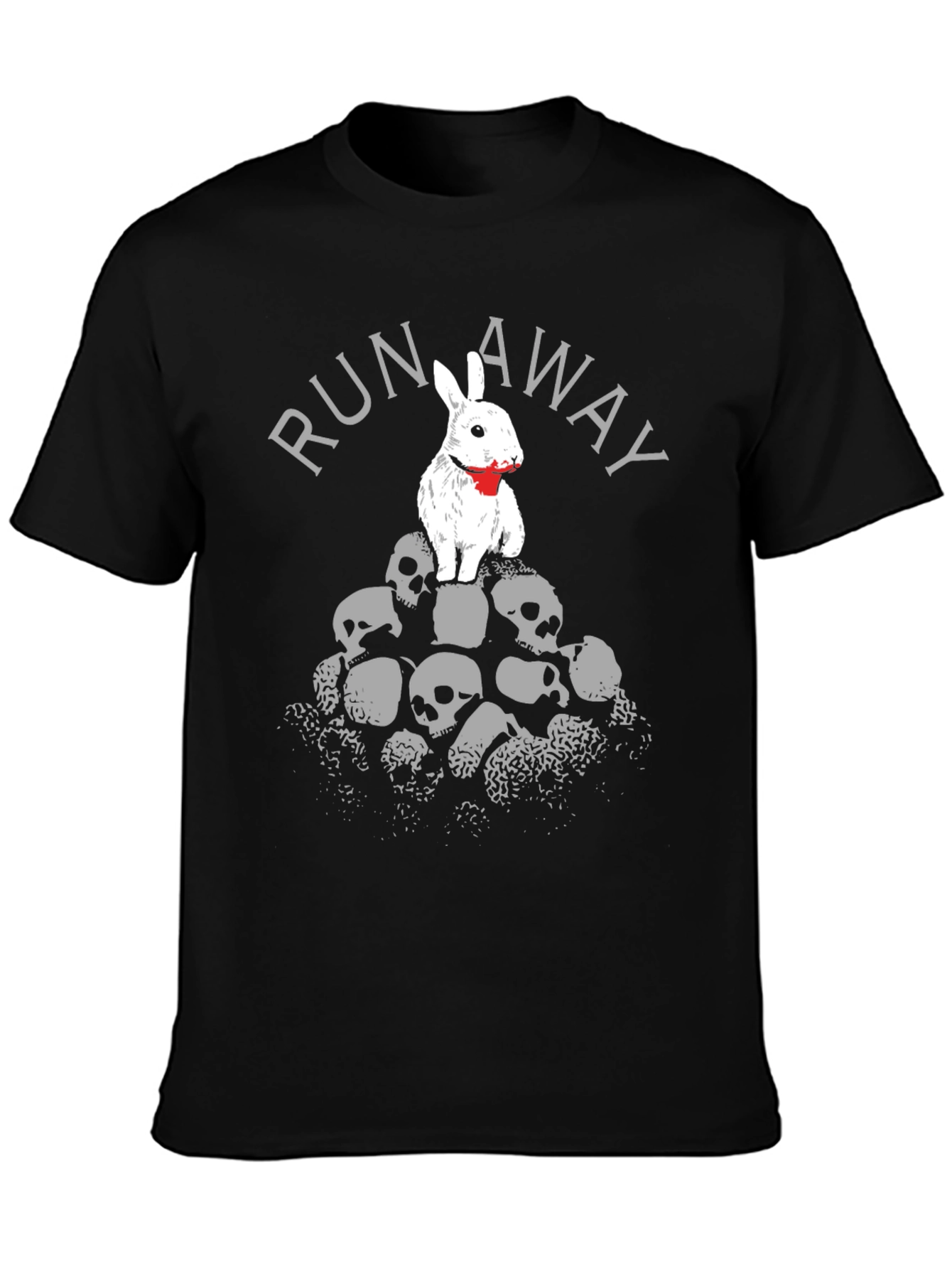 Run Away Bunny T-Shirt - Skull Pile Tee