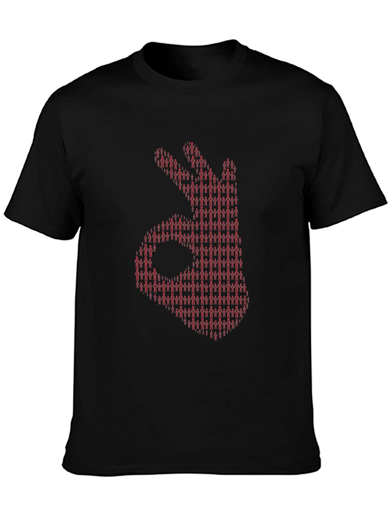 OK Hand Sign Graphic Tee - Unique Design
