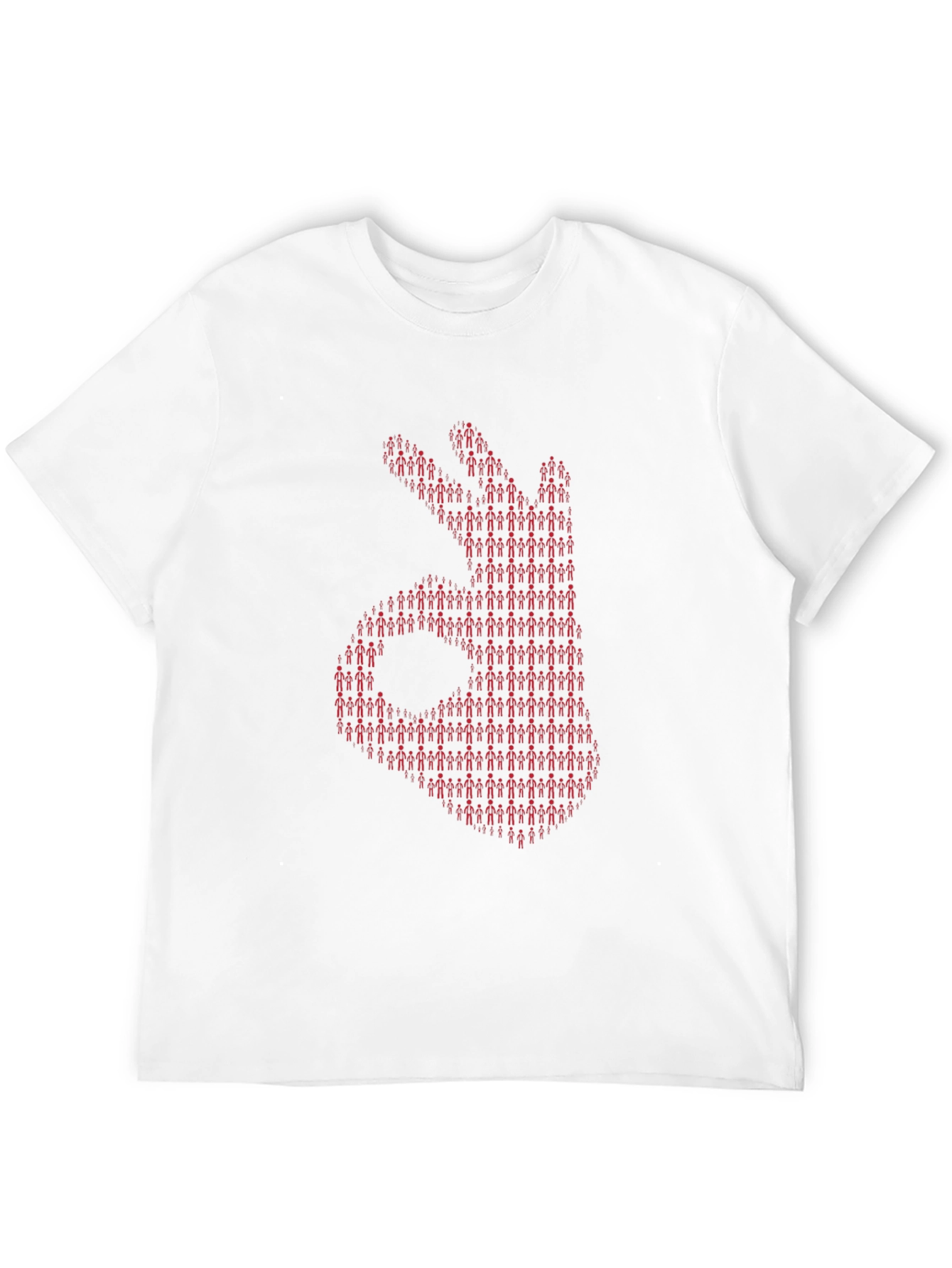 OK Hand Sign Graphic Tee - Unique Design
