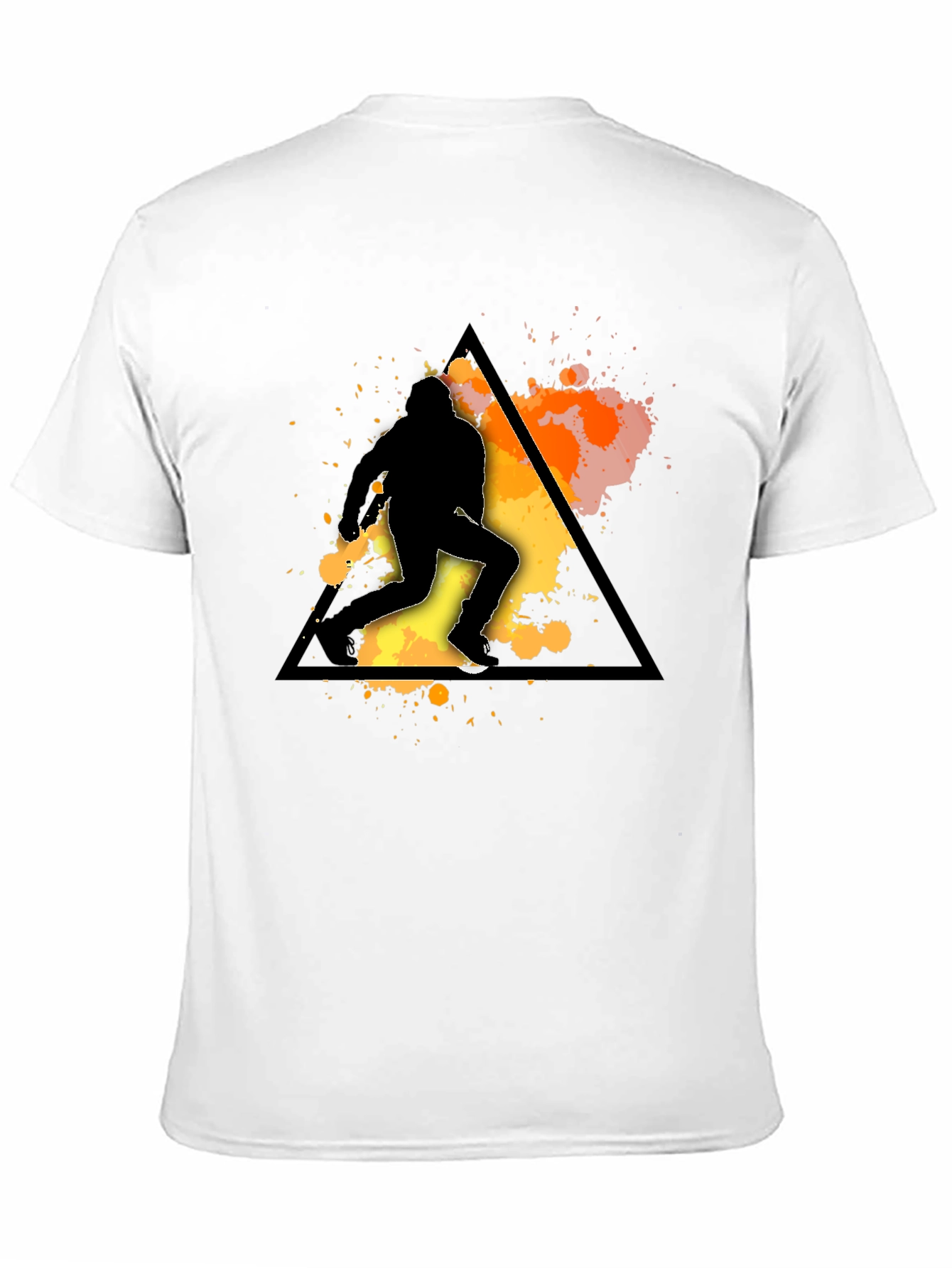 Silhouette Runner Graphic Tee - Mens Black T-Shirt