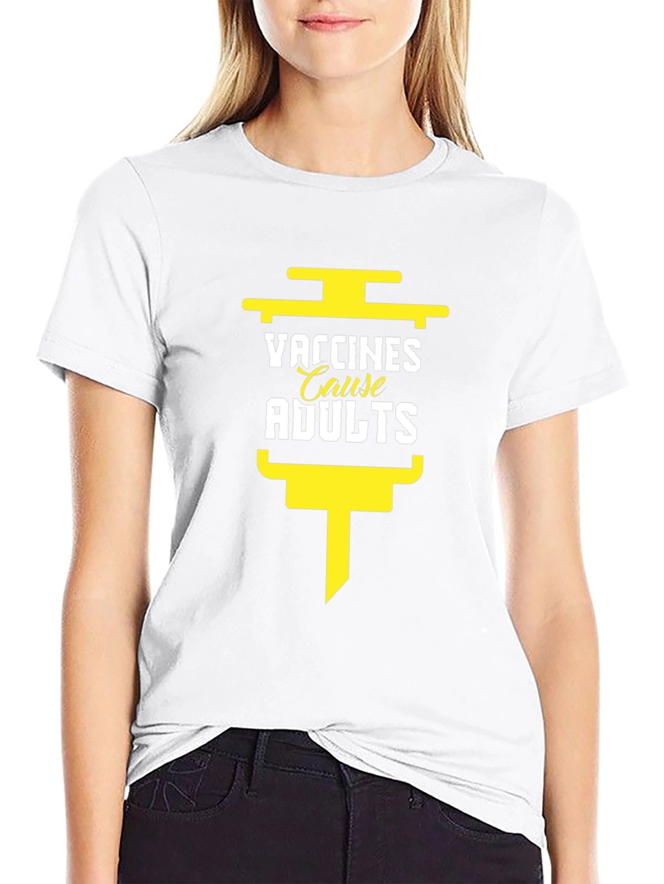 Vaccines Cause Adults T-Shirt - Funny Vaccination Tee