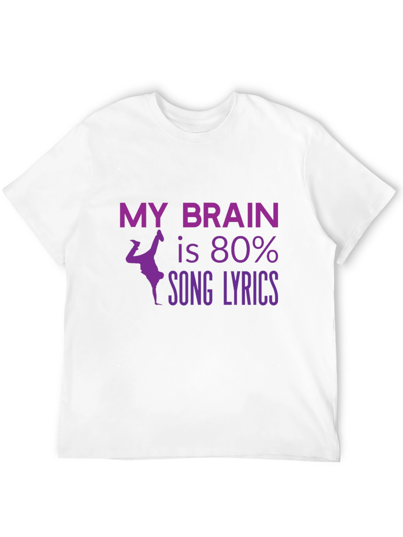 Song Lyrics Brain T-Shirt