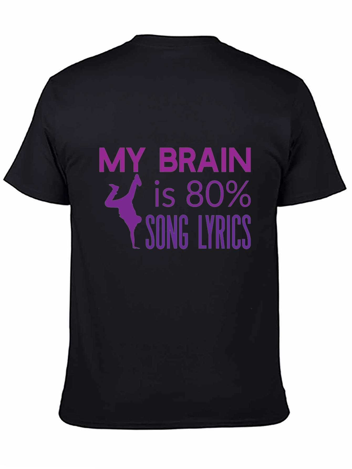 Song Lyrics Brain T-Shirt