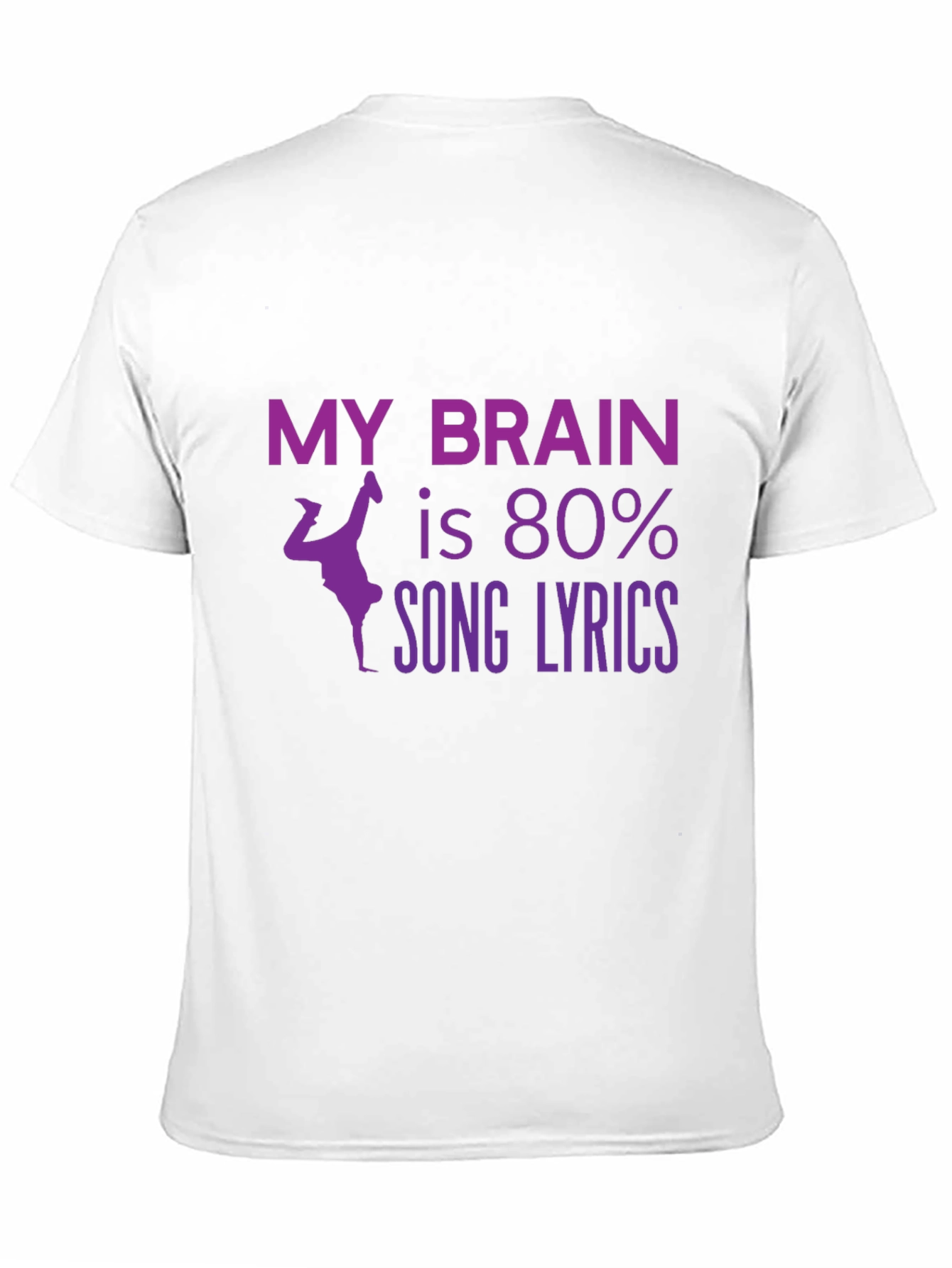 Song Lyrics Brain T-Shirt