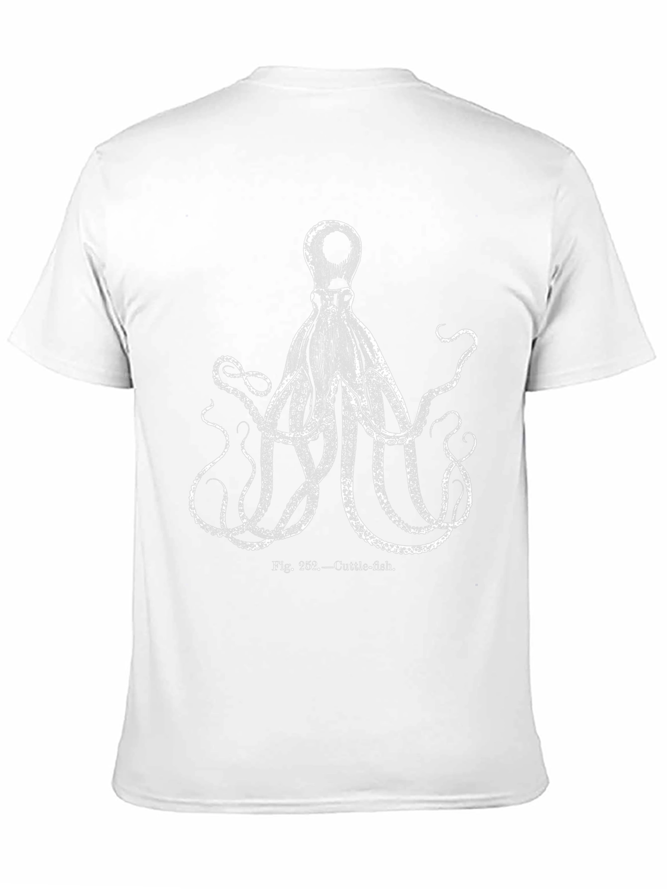 Cuttlefish Graphic Black T-Shirt