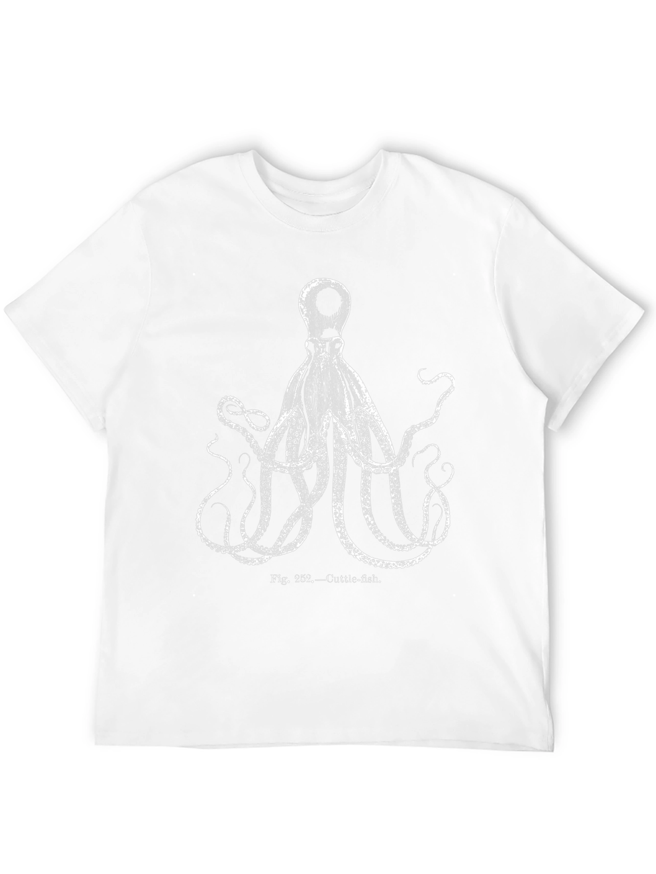 Cuttlefish Graphic Black T-Shirt
