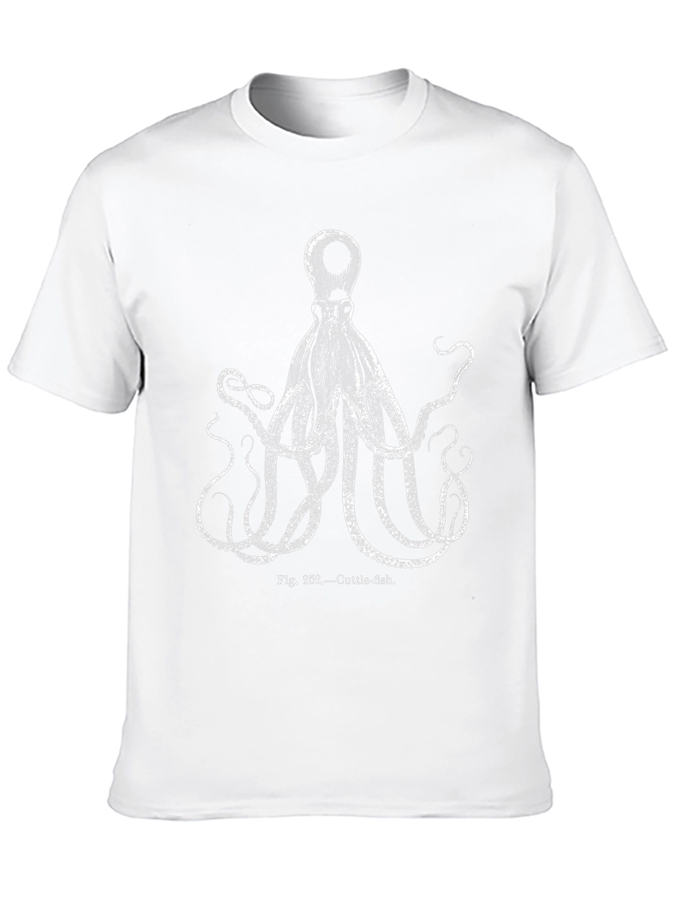 Cuttlefish Graphic Black T-Shirt