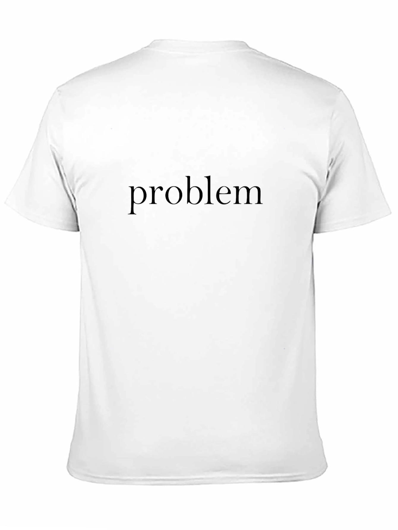 Problem Statement Black T-Shirt