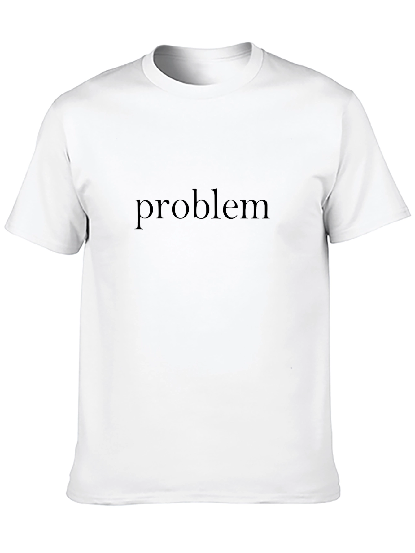 Problem Statement Black T-Shirt