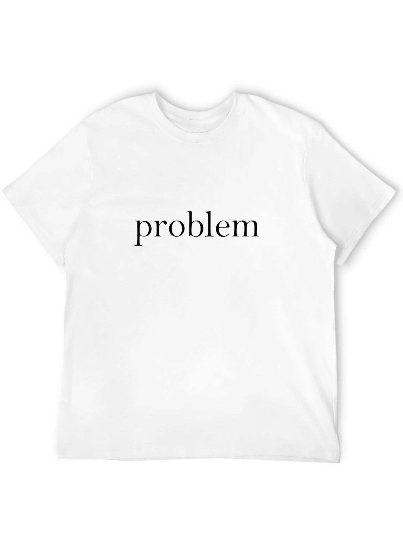 Problem Statement Black T-Shirt
