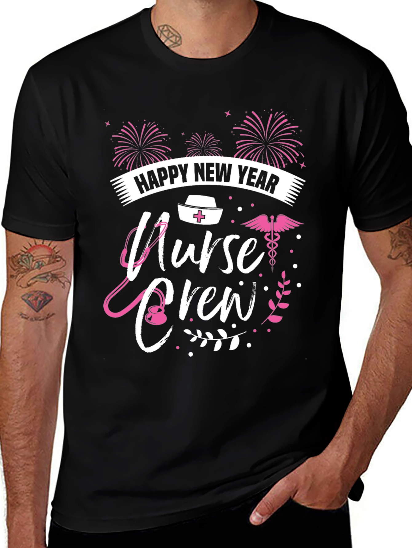 Nurse Crew Happy New Year T-Shirt